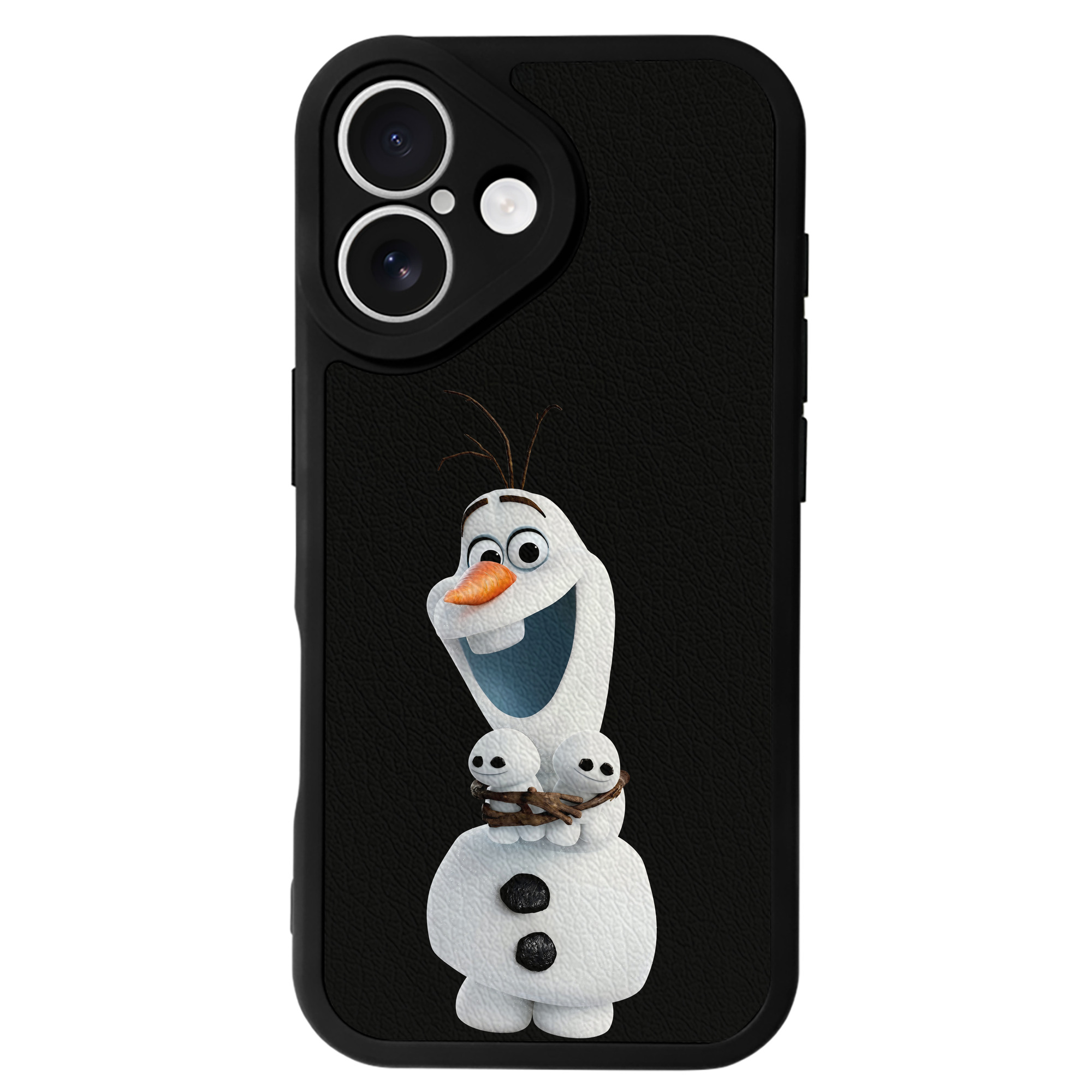 （画像用） アナと雪の女王 アンナ エルサ Frozen Anna Elsa 【iPhone 16シリーズ対応】シリコンスマホケース（レザー調） 材質：シリコン